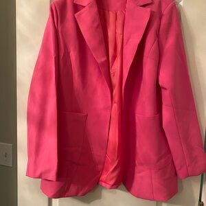 Macy's Vibrant Pink Women's Blazer
